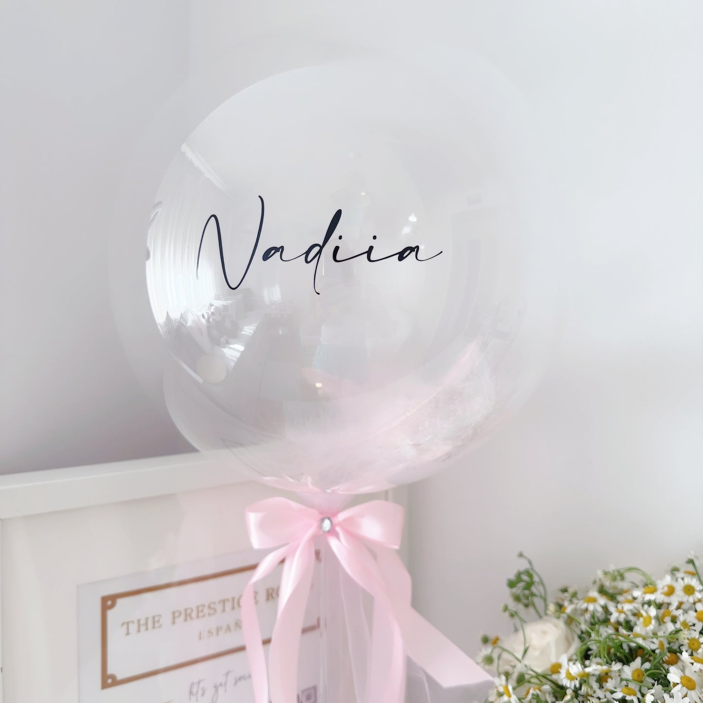 Embalaje Decorativo con globo personalizado