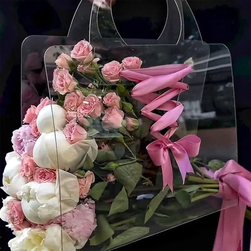 Ramo de Rosas Frescas en Bolsa transparente