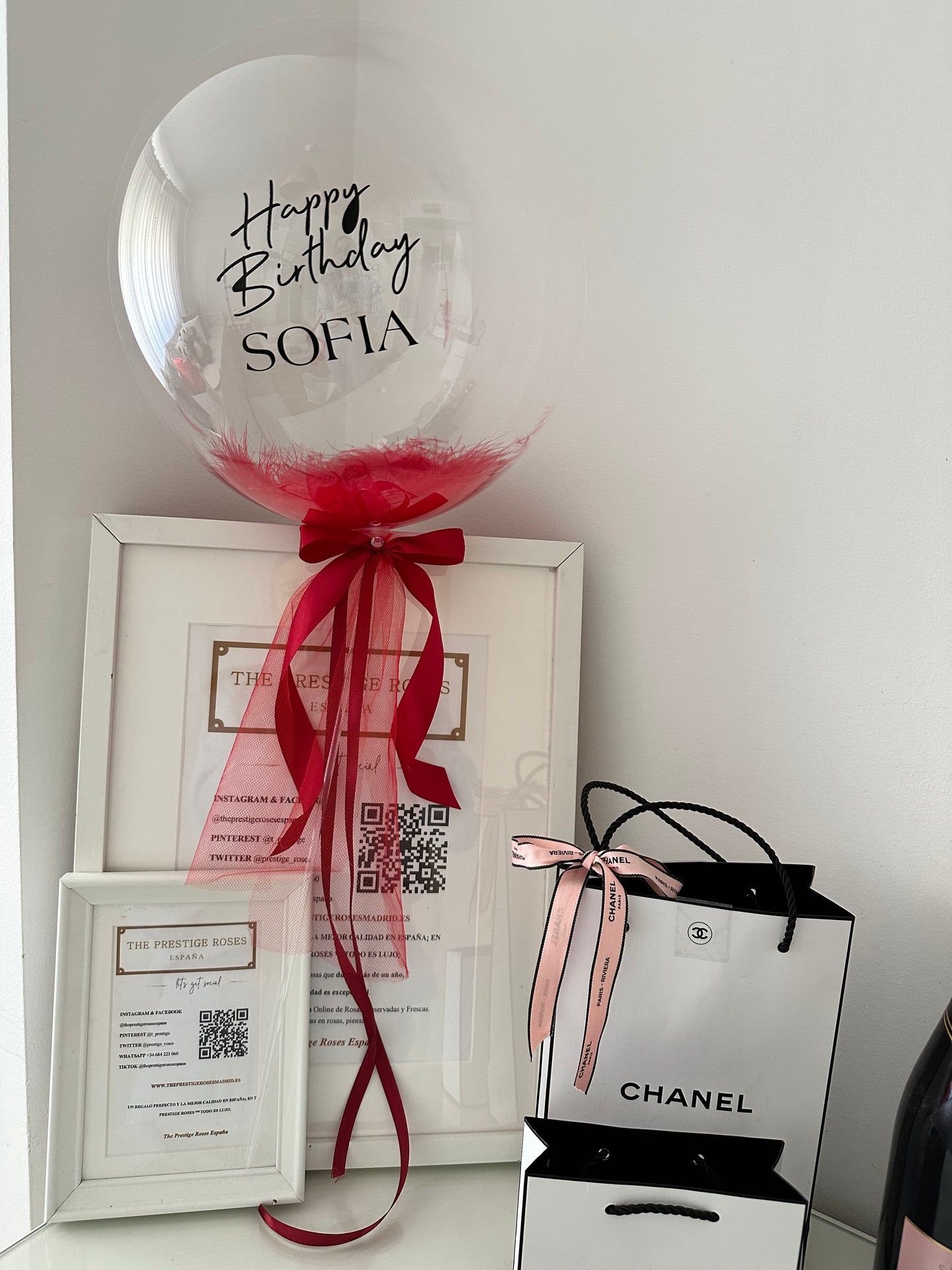 Embalaje Decorativo con globo personalizado