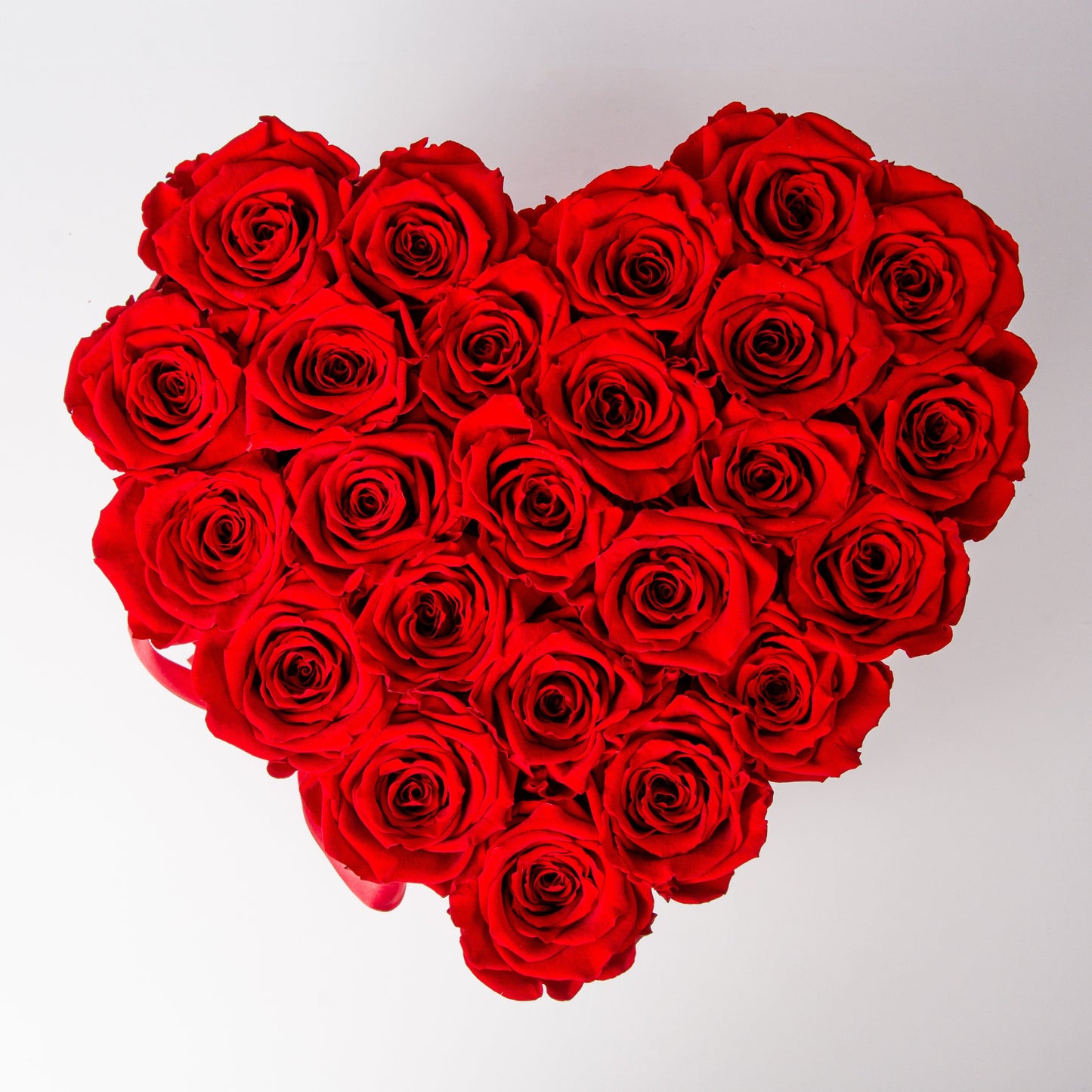 Caja Rojo Corazon de Rosas Frescas | The Prestige Roses - The Prestige Roses Madrid