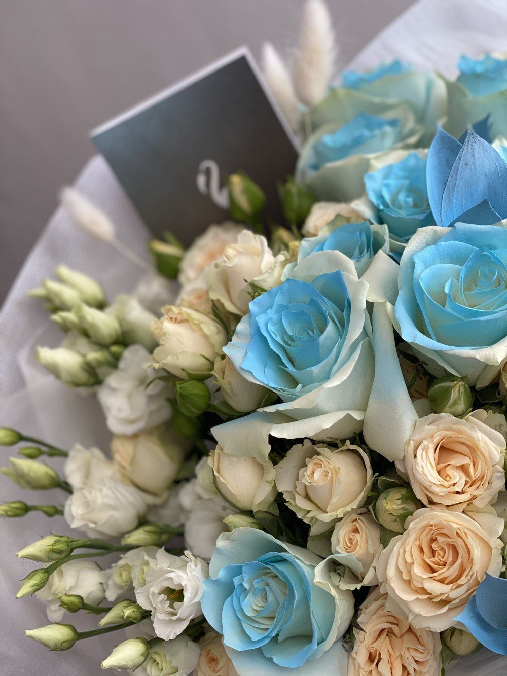 Colección Ramo de Flores - Bouquet de Rosas Color Tiffany Azul - The Prestige Roses Espana