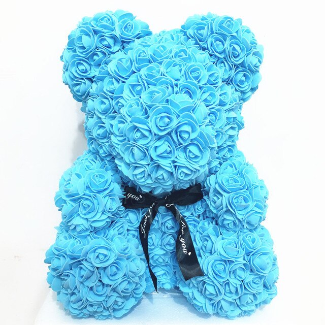 Flower Teddy 40cm Oso peluche - The Prestige Roses España