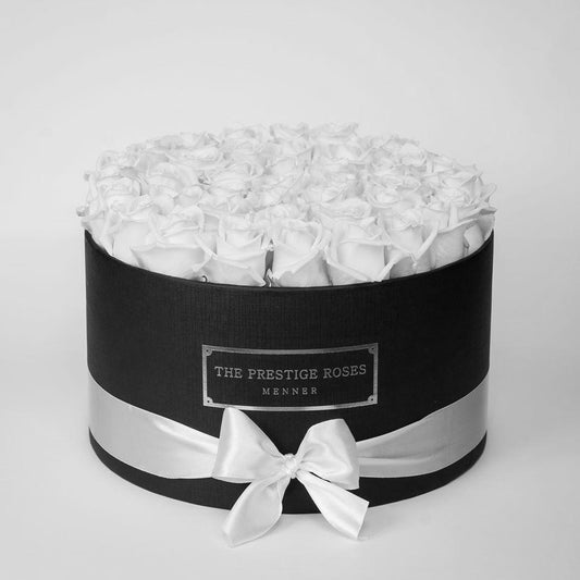 Caja Negro Grande de Rosas Eternas de Estilo de Cliente  | The Prestige Roses - The Prestige Roses Madrid