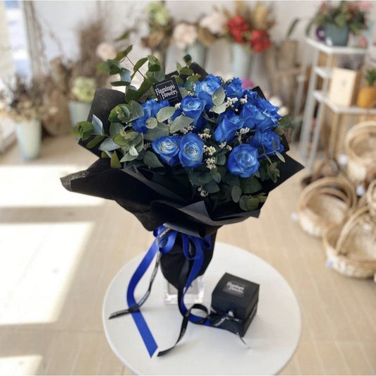 Colección Ramo de Flores - Bouquet de Rosas Color Azul Marino- The Prestige Roses Espana