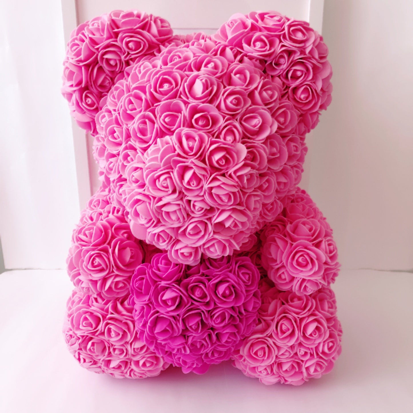 Colección Oso de Rosas - RoseBear Grande 40 cm con corazón  - The Prestige Roses España - The Prestige Roses Madrid