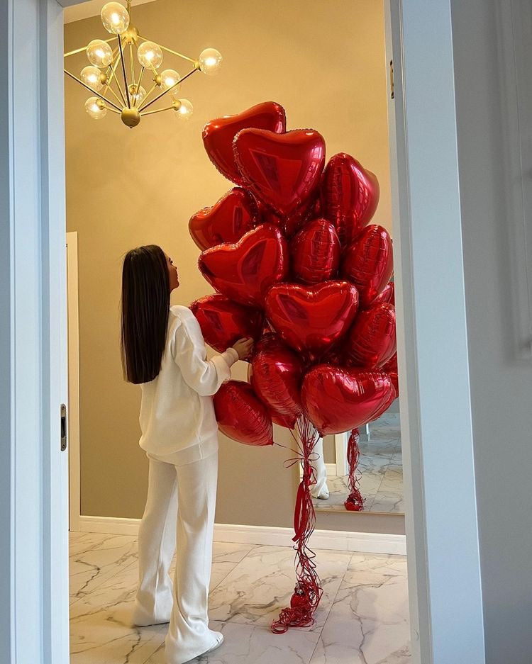 Globos Corazon Rojo - The Prestige Roses