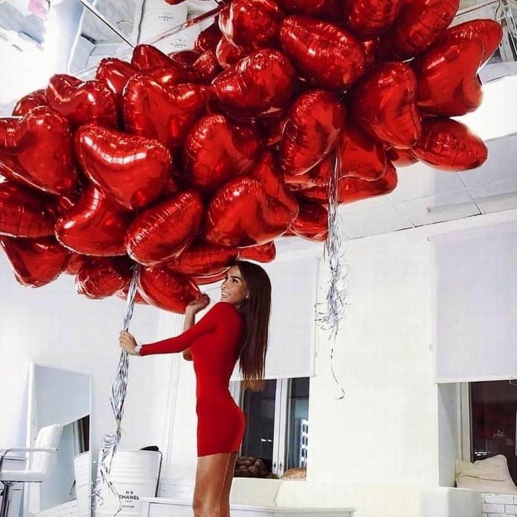 Globos Corazon Rojo - The Prestige Roses