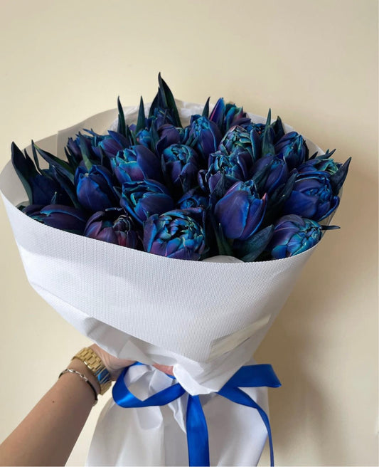 Ramo de Tulipanes Frescas Azules