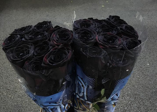 Caja Blanco Corazon de Rosas Frescas Negro  | The Prestige Roses - The Prestige Roses Madrid